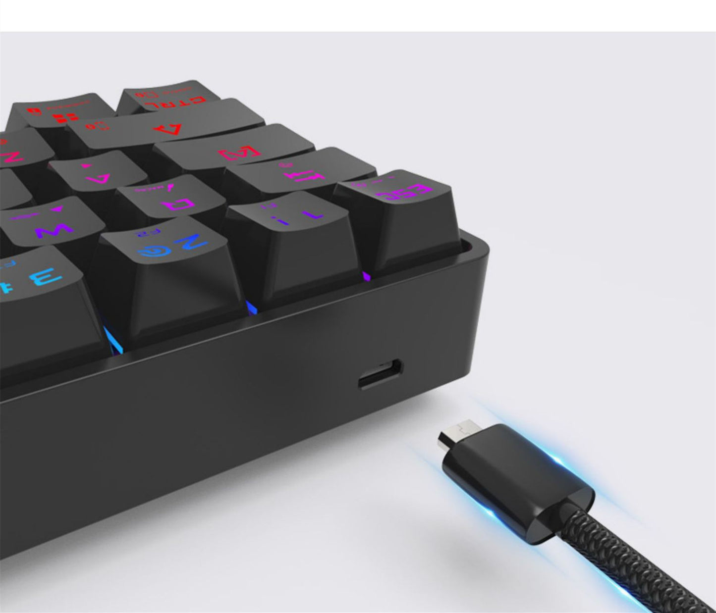 Wireless Bluetooth Keyboard Colorful Keyboard