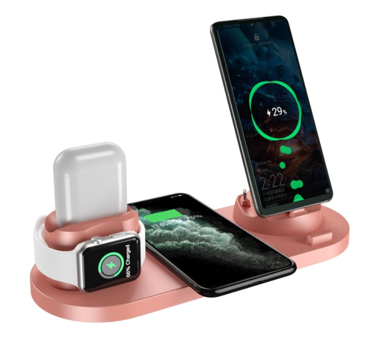 3-in-1 Magnetic Wireless Charging Station – Fast Charger for iPhone, Apple Watch & AirPods | Foldable Smart Desk Charger with Night Light | Portable Charging Dock 2025