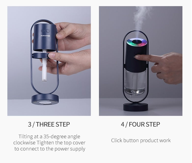 Magic Shadow USB Air Humidifier For Home Car Mist Maker Mini Office Air Purifier