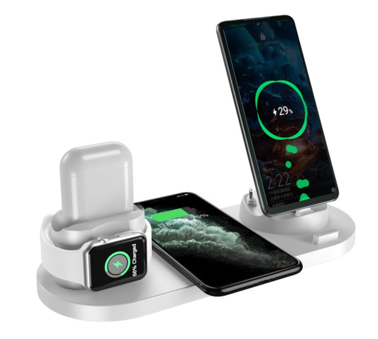 3-in-1 Magnetic Wireless Charging Station – Fast Charger for iPhone, Apple Watch & AirPods | Foldable Smart Desk Charger with Night Light | Portable Charging Dock 2025