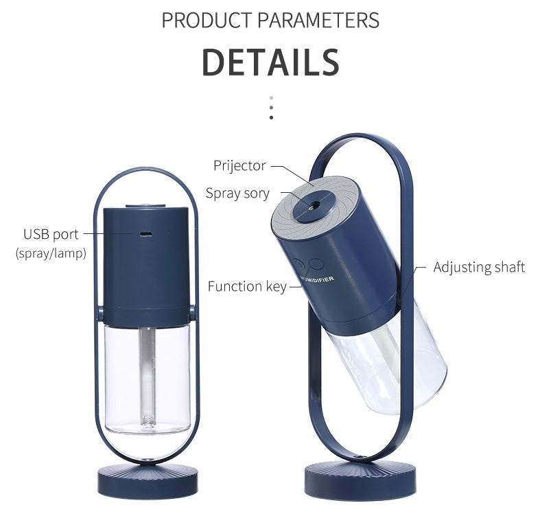 Magic Shadow USB Air Humidifier For Home Car Mist Maker Mini Office Air Purifier