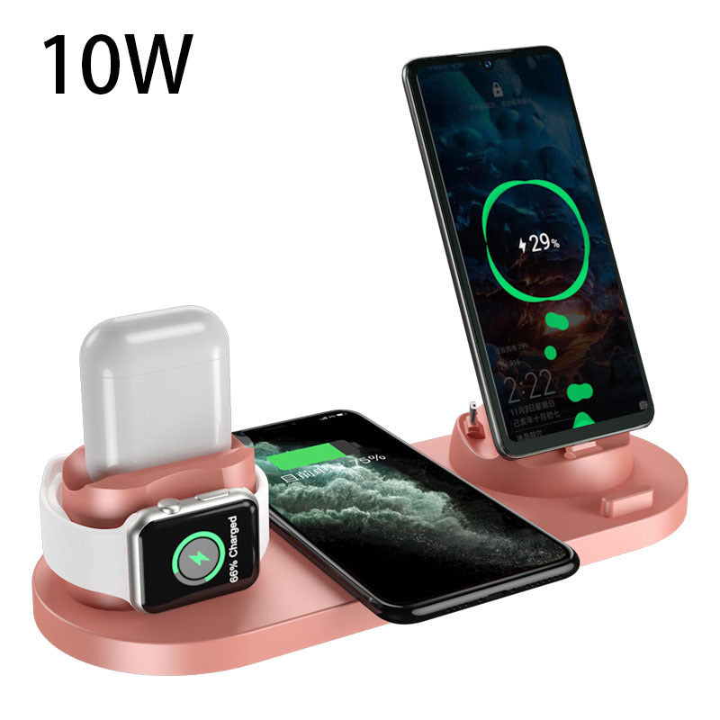 3-in-1 Magnetic Wireless Charging Station – Fast Charger for iPhone, Apple Watch & AirPods | Foldable Smart Desk Charger with Night Light | Portable Charging Dock 2025