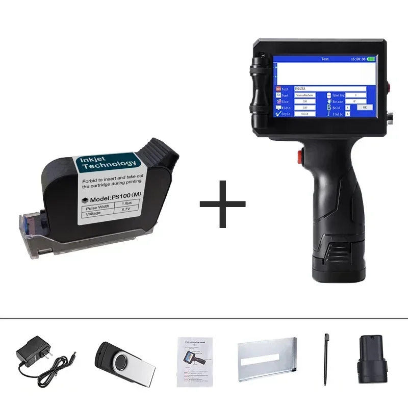 Versatile Handheld Inkjet Printer for Multi-Surface Printing