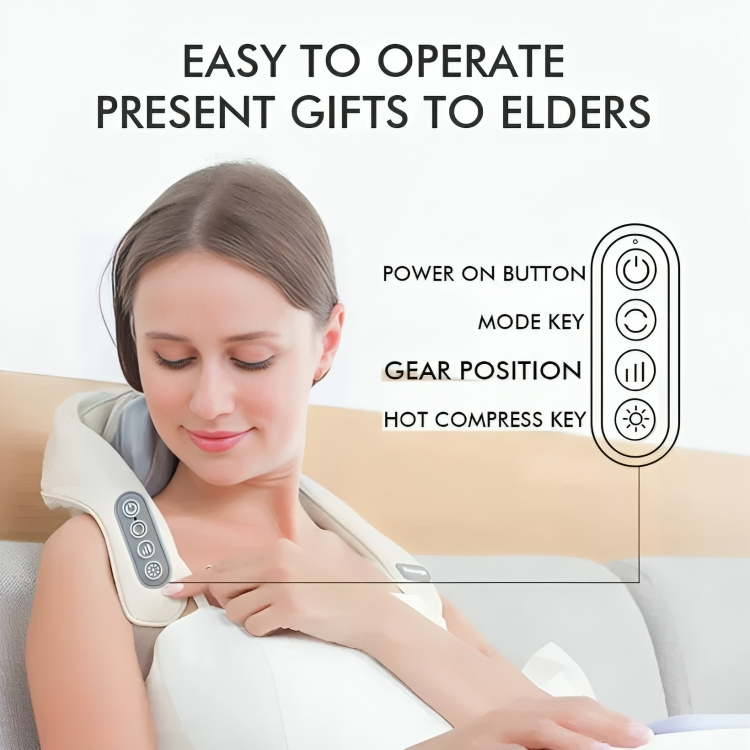 Electric Wireless Neck & Back Massager