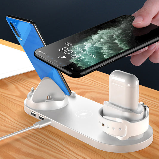 3-in-1 Magnetic Wireless Charging Station – Fast Charger for iPhone, Apple Watch & AirPods | Foldable Smart Desk Charger with Night Light | Portable Charging Dock 2025